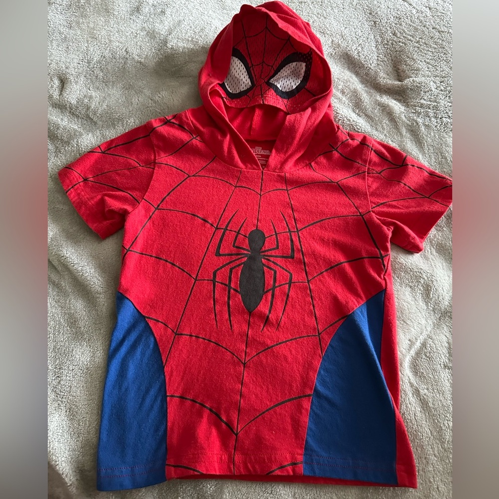 Marvel Red and Blue Spider Costume for Kids